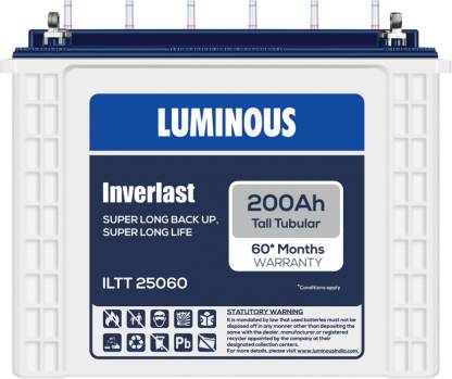 Inverter Neo Eco Volt 950 Sine Wave + 200ah ILTT25060 Tall Tubular Battery
