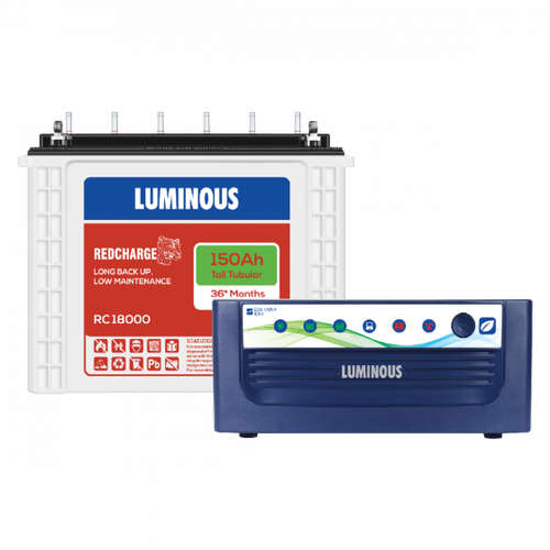 Sine Wave Combo Eco Volt + 1050 Inverter with 150Ah RC18000 TT Battery