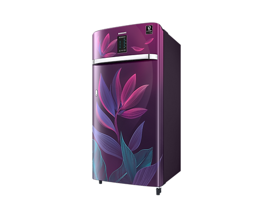 Samsung 4 Star  Digi- Touch Cool, Inverter   Single Door  Refrigerator(RR21A2E2X9R/HL) Paradise Purple)  (198 L