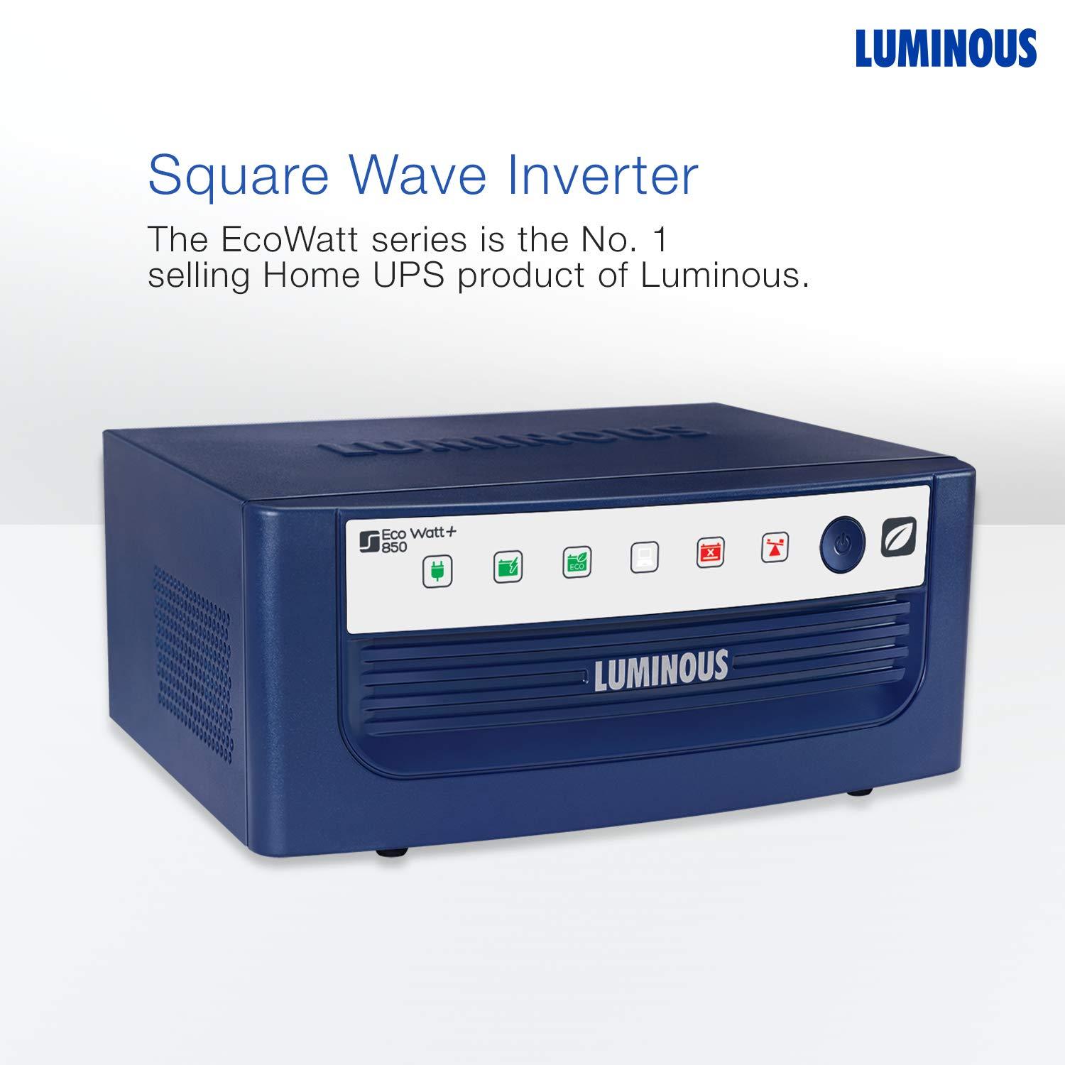 Luminous Eco Watt+ 850 12V Square Wave Inverter Luminous 